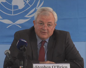 Stephen O’Brian, UN Under-Secretary-General for Humanitarian Affair. Credit: UN Multimedia  