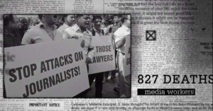 Over the last decade 827 journalists and media workers have been killed. Even more alarming is the fact that in less than one out of ten cases have the perpetrators been apprehended.