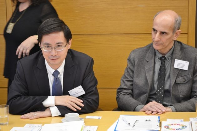 Ma Jun, chief economist at the People’s Bank of China, together with Rubén Mercado, from the United Nations’ Development Programme (UNDP) in Argentina. The high-ranking Chinese official promoted Beijing’s green finance while in Buenos Aires. Credit: UNDP