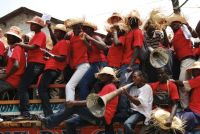Haitian small  farmers demonstrate against Monsanto. / Credit:Courtesy of La Via  Campesina