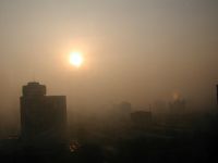 Urban smog in Beijing, China, 2003. / Credit:Scripps Institution of Oceanography, UC San Diego