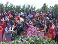 Brazilian women rally against deforestation. / Credit:Courtesy of WRM Uruguay