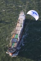 On the high seas with parasails.  / Credit:SkySails