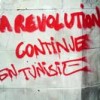 A poster in Tunis declares that the revolution must continue. Credit: Simba Russeau/IPS.