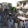 Another funeral procession of a Hazara killed in an attack. Credit: Altaf Hussain Safdari/IPS.
