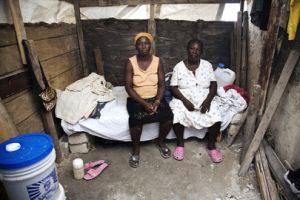 Haitian women and girls living in makeshift camps run a high risk of sexual violence. Credit: UN Photo/Sophia Paris