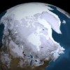 This data visualisation from the Aqua satellite show the maximum sea ice extent for 2008-09. Credit: NASA Goddard's Scientific Visualization Studio