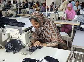 Garment factories, like this one in Karachi, are among Pakistan's major employers. Credit: Zofeen Ebrahim/IPS Garment factories, like this one in Karachi, are among Pakistan's major employers. Credit: Zofeen Ebrahim/IPS