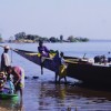 Boat on the reservoir at Mali's Sélingué dam. Credit: Olivier Epron/Wikicommons
