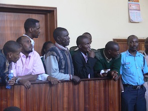 Undocumented immigrants in court in Nakuru town, Rift Valley Province.  Credit:  Peter Kahare/IPS