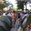 "Occupy Rio" protesters camping out in Cinelândia square.  Credit: Fabíola Ortiz 