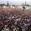A rally in support of Imran Khan in Lahore. Credit:  Rahat Dar/IPS