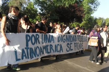 Chile's student protests are catching on throughout the region.  Credit: Pamela Sepúlveda/IPS