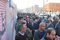 Queuing up to vote in Cairo. Credit: Khaled Moussa al-Omrani/IPS.