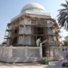 A Sufi shrine damaged in an attack being rebuilt.  Credit: Ashfaq Yusufzai/IPS.