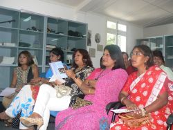 Women participating in a WIP political training session. Credit: Nasseem Ackbarally/IPS