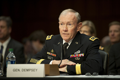 General Martin Dempsey, chairman of the Joint Chiefs of Staff.  Credit: Chairman of the Joint Chiefs of Staff