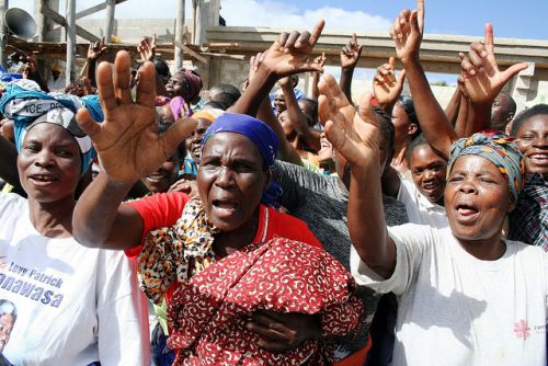 For a long time, Zambian women's participation in politics has ended at voting. Credit: Richard Mulonga/IPS