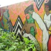 Brazil’s population is made up of a mix of migration flows, as reflected by the mural on this wall at the Bom Jardim Cultural Centre in Fortaleza. Credit: Mario Osava/IPSBrazil