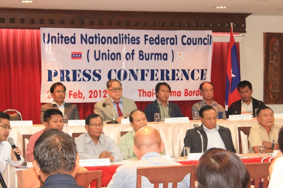 The United Nationalities Federal Council (UNFC), an umbrella for Myanmar's armed ethnic factions, laid out its agenda for a successful ceasefire. Credit:  Preethi Nallu/IPS