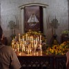 The occupied church remains open to those who want to pray before Our Lady of Charity.  Credit: Jorge Luis Baños/IPS