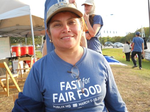 Fair wages would give workers the opportunity to provide for their families, says Nely Rodriguez of the Coalition of Immokalee Workers (CIW). Credit: Adrianne Appel/IPS