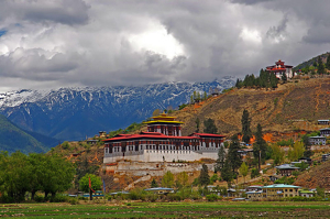 For decades, the Kingdom of Bhutan has used the concept of "gross national happiness" to guide its development. Credit: Jean-Marie Hullot/ CC by 2.0 For decades, the Kingdom of Bhutan has used the concept of "gross national happiness" to guide its development. Credit: Jean-Marie Hullot/ CC by 2.0