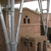 An unsightly cover meant to protect a World Heritage site has drawn criticism. Credit: Hilary Wallis/IPS