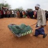 More than a million Somalis are displaced -- the international community has not delivered. Credit:  Manoocher Deghati/IRIN