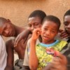 Children from the Bakanja Ville night shelter. Credit:  Miriam Mannak/IPS