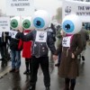 Protesters at the United Nations' climate change conference in Poznan, Poland, in December 2008. Credit:  Wambi Michael/IPS