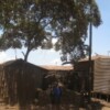 One of the newly-vacated houses in Kibera