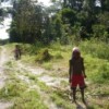 Children searching for firewood in the forest near Manompana, on the east coast of Madagascar. Credit:  Lova Rabary-Rakotondravony/IPS