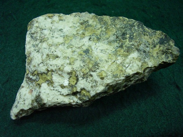 Rare earth-bearing rock from Argentina displayed in the Mineralogy Museum at the University of Buenos Aires. Credit: Juan Moseinco/IPS