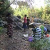 Decreasing water levels in the local Lunkhwakwa River have created an opportunity for theenterprising women of Genda to start fishing. Credit: Ephraim Nsingo
