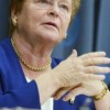 The omission of reproductive rights is a step backwards from previous agreements, said Gro Harlem Brundtland. UN Photo/Mark Garten
