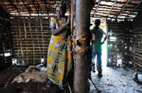 Rape survivor Angeline Mwarusena lives in Bukavu, eastern DR Congo. She is one of the 2.2 million people have been affected by the fighting in the country which started in early 2012. Credit: Einberger/argum/EED/IPS