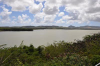 Water catchment in Antigua, where water is one of the most scarce resources. Credit: Desmond Brown/IPS