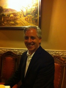 Bolivian Vice President Álvaro García Linera during his recent visit to Santiago. Credit: Marianela Jarroud/IPS 