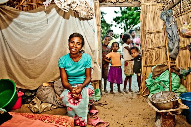 Alphonsine Zara, 35, was married off traditionally at the age 16. She is still suffering from the harsh consequences of her early marriage. Courtesy: United Nations Population Fund (UNFPA)