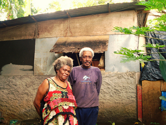 Many people in Freswota, Port Vila, capital of Vanuatu, have spent more than 30 years or most of their lifetimes in informal housing settlements. Credit: Catherine Wilson/IPS
