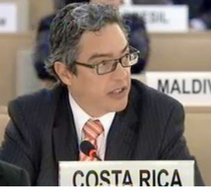 Christian Guillermet Fernández, Deputy Permanent Representative of Costa Rica to the United Nations in Geneva and Chairperson/Rapporteur of the Working Group on the Right to Peace