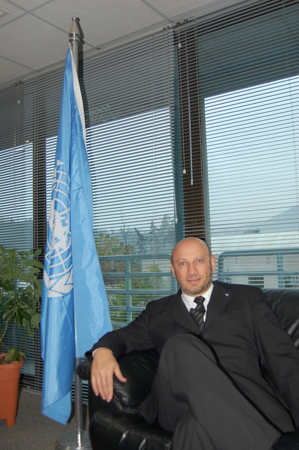 FAO regional representative Raúl Benítez at his office in the agency’s regional office in Santiago. Credit: Marianela Jarroud/IPS