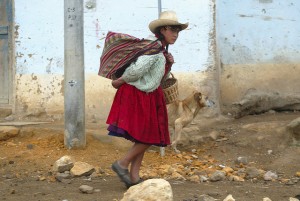 A villager from Combayo, Peru. Citizen engagement is critical for the country to achieve its ambitious climate action plans. Photo courtesy of La República /IPS