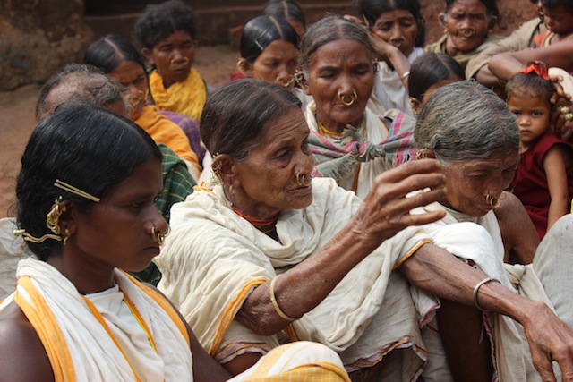Dasara Kadraka, the senior-most priestess from the 22 villages that are working together to revive millet varieties in the Indian state of Odisha, explains why the tribe embarked on their initiative. Credit: Manipadma Jena/IPS