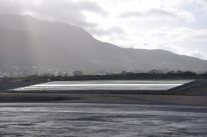 St Kitts and Nevis has launched a 1-megawatt solar farm at the country’s Robert L Bradshaw International Airport. A second solar project is also nearing completion. Credit: Desmond Brown/IPS