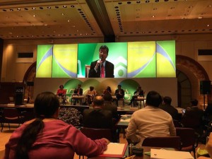 ADB president Takehiko Nakao speak at the Food Security Forum in Manila. Credit: Diana G. Mendoza/IPS