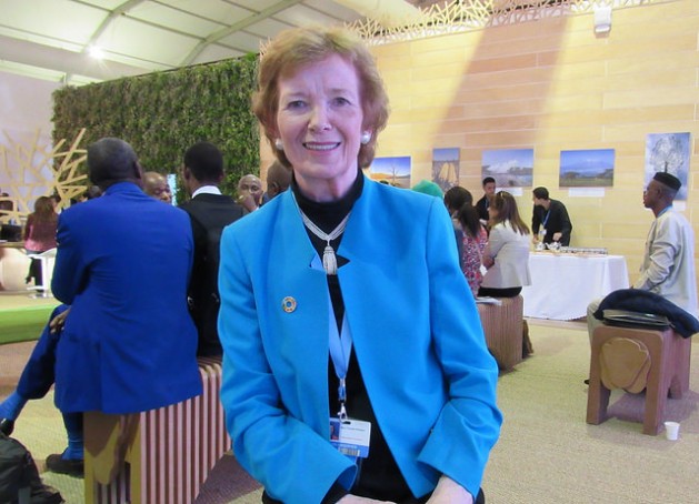 Mary Robinson, the U.N. special envoy on El Niño and Climate. Credit: Fabiola Ortiz/IPS
