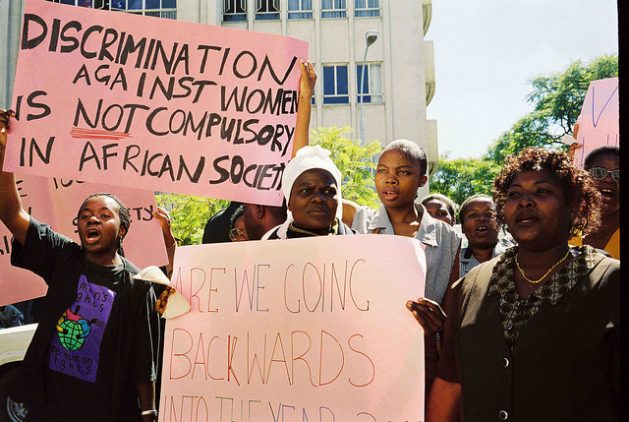 Women activists demanding a fair share of power. Credit: Mercedes Sayagues/IPS