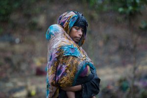 A Rohingya woman and her child at a refugee camp in Bangladesh. Credit: Kamrul Hasan/IPS